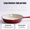 Non-stick Enameled Cast Iron Dutch Oven Flat Bottomed Omelette Pan Frying Pan  Kitchen Cookware
