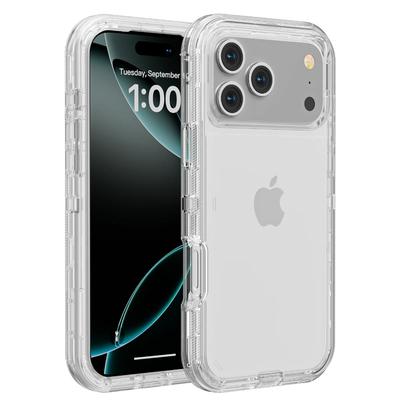 Прозрачный чехол-бампер 3-в-1 Otter Armor Box для iPhone 17 Air 16 E 15 14 Plus 13 12 11 Pro Max, прочный, противоударный, защитный чехол