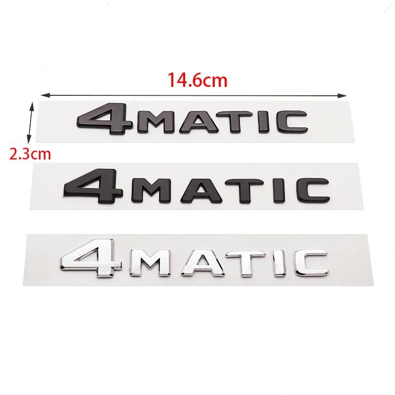 4matic 3D ABS  Car letter trunk 4 Matic  Logo stickers and badges are suitable for Marseille ML 320 CDI C300