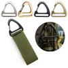 4 Colors Triangle Carabiner 32mm Keychain Belt Buckles Spring Quickdraws Clip  Camping Hiking