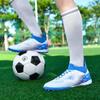 32-47 Kids Football Boots Rubber Soft Sole Short Nails Artificial Turf Leather Youth Kids Football Shoes Men's Sports Large Size Football Shoes