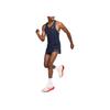 Nike Aeroswift Dri-FIT Adv однотонная универсальная дышащая майка-топ для мужчин, обсидианово-ярко-красный FN4231-451