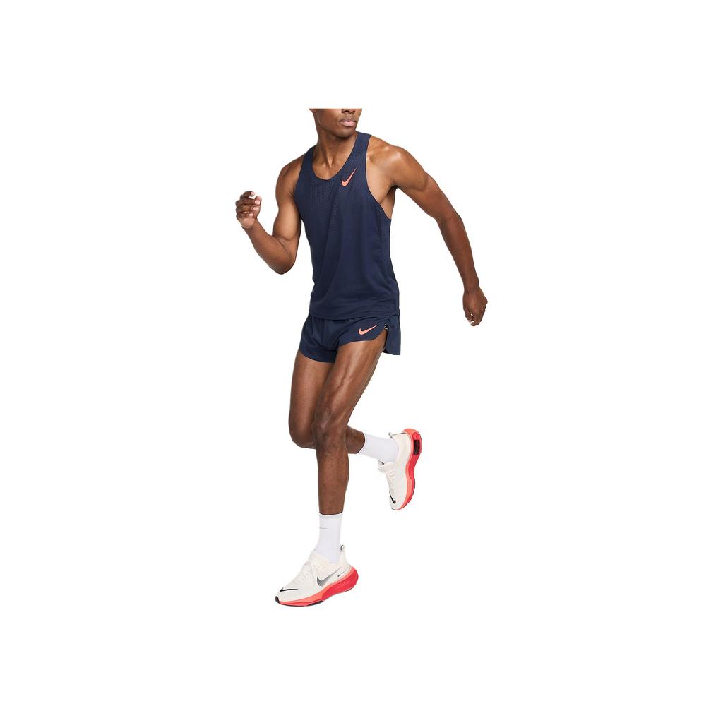 Nike Aeroswift Dri-FIT Adv однотонная универсальная дышащая майка-топ для мужчин, обсидианово-ярко-красный FN4231-451