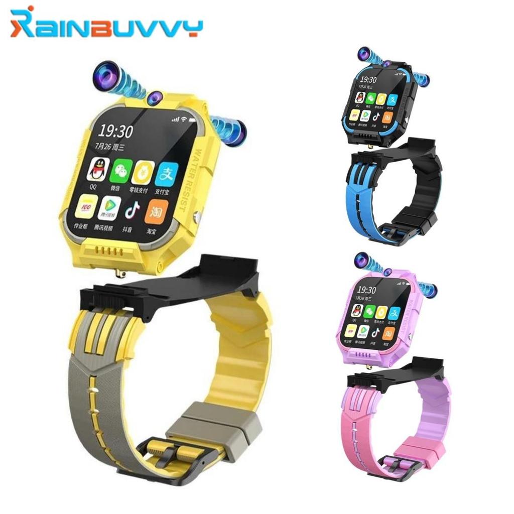 Rainbuvvy GS35 Четырехъядерный процессор 1,83 дюйма Экран 1 ГБ + 8 ГБ LTE 4G 2 МП Двойная задняя камера ОС Android Смарт-часы Антенна Сенсорная панель WIFI Смарт-часы