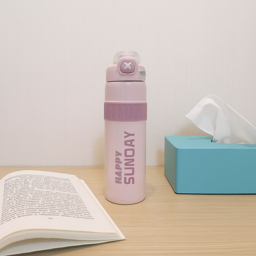 Portable 760ML Thermos Tumbler Stainless Steel Leak Proof Thermal Cup Large Capacity Sports Water Cup Student
