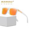 aoron TR90 Frame Polarized Sunglasses Outdoor Anti Glare UV400 Driving Glasses Fashion Brand Design Sport Fishing Glasses