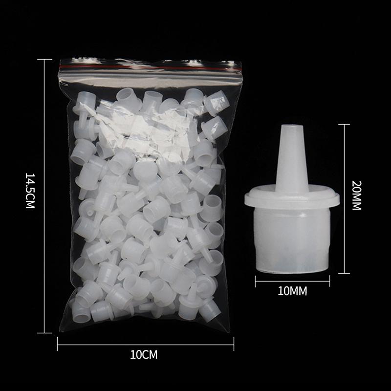 100 шт. пробка для бутылки с клеем для наращивания ресниц сменная головка специальная пробка