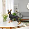 Dog Figurine Resin Ornament Collection for Indoor Living Room Office Display