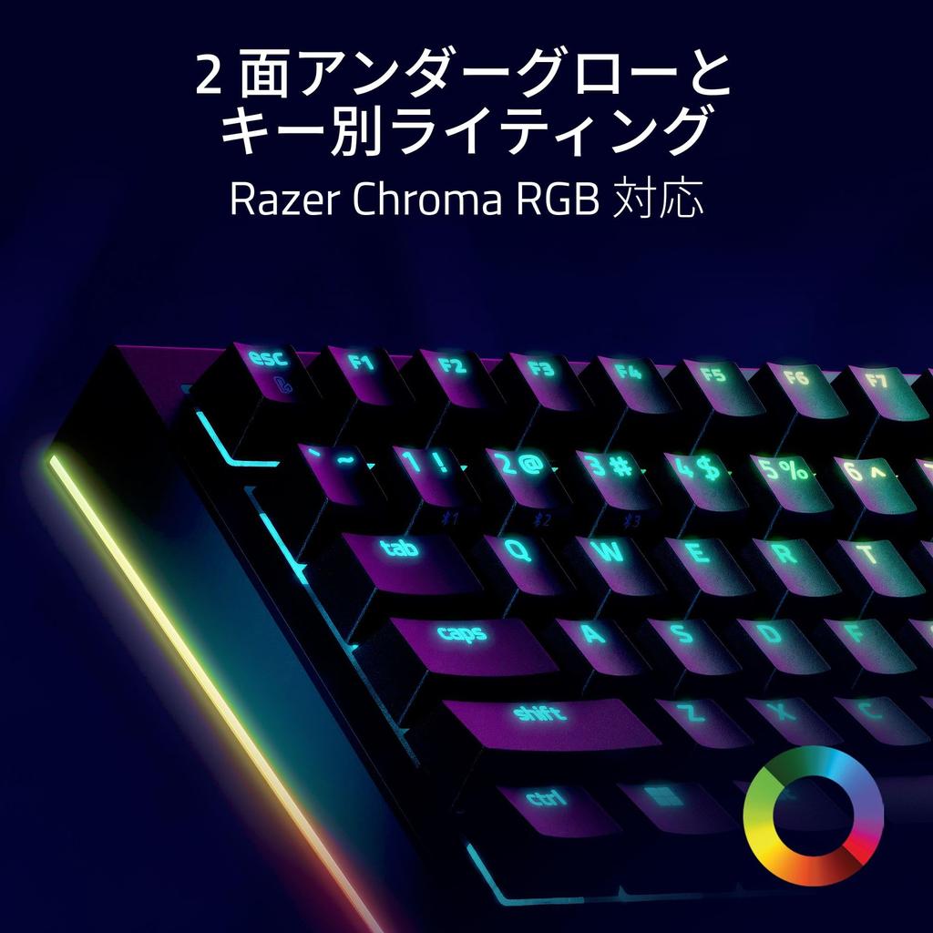 Razer BlackWidow V4 Pro HyperSpeed and HyperPolling 4K Hz Wireless Mechanical Orange Tactile Mechanical Command OLED RGB Underglow and Wrist English