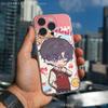 Cute L-Love and D-Deepspace Phone Case iPhone17 16 15 14 13 12 11 Pro Max Plus Mini Clear Full Back Cover Silicone Soft Shell