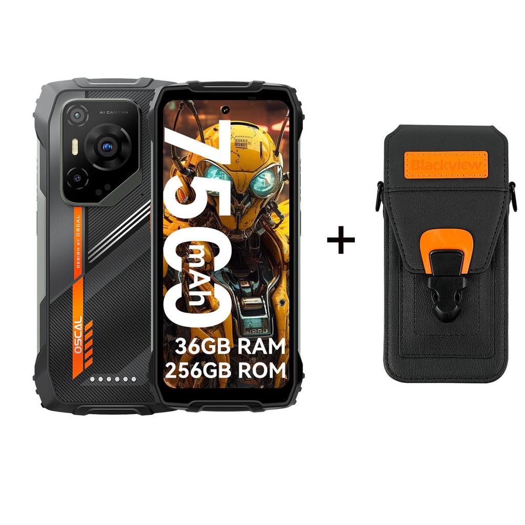 Blackview OSCAL PILOT 3 AI Android 15 5G Rugged Smartphone 6.78 Inch 2.4K 120Hz 12GB 256GB Mobile Phone 7500mAh
