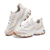 Skechers D'Lites Низкие Кроссовки на Толстой Подошве Женские Бежевые 150534-NTBL