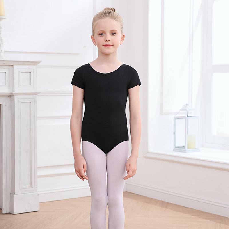 Детский танцевальный костюм для девочек, комплект из двух предметов, балетный комбинезон и юбка