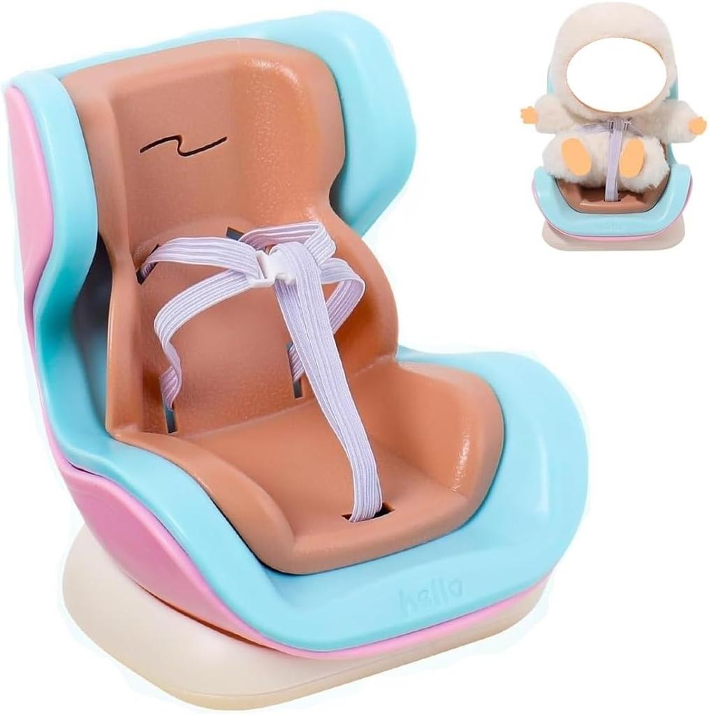 Doll Stand Accessories,Doll Display Holder Support for 4-8 Inches,Keep for LABUBU In a Standing Position (Khaki)