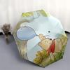 Winnie-the-Pooh, Tigger Automatic Opening and Closing Umbrella, Compact Travel Umbrella, Lightweight and Portable, Suitable for Beach Commut