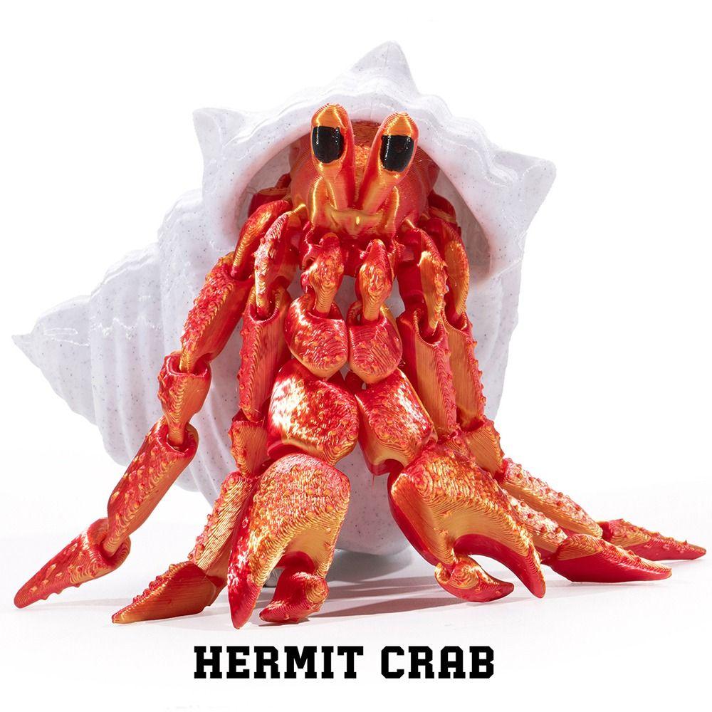 Articulated Crab Finger Toys Stress Relieving Desk Toy New Hermit Crab Toys Home Office Decor