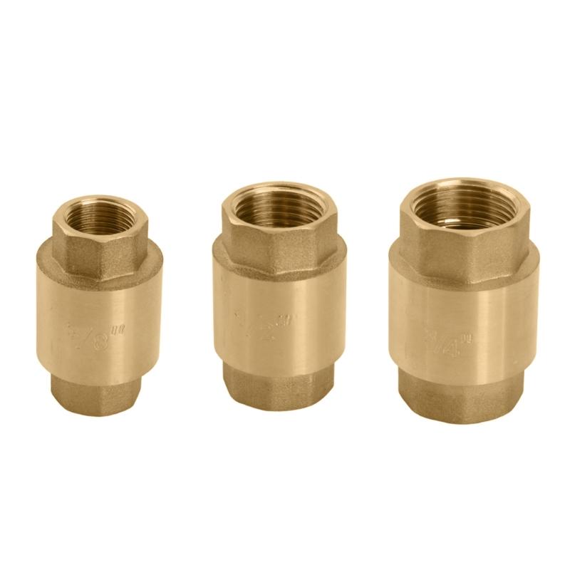 Удобное решение для водопроводных труб 3/8"/1/2"/3/4" Резьбовые обратные клапаны Клапаны контроля обратного потока воды Простая установка