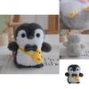 Cute Penguin Plush Toy Bag Charm With Detachable Hook For Travel And Gifts