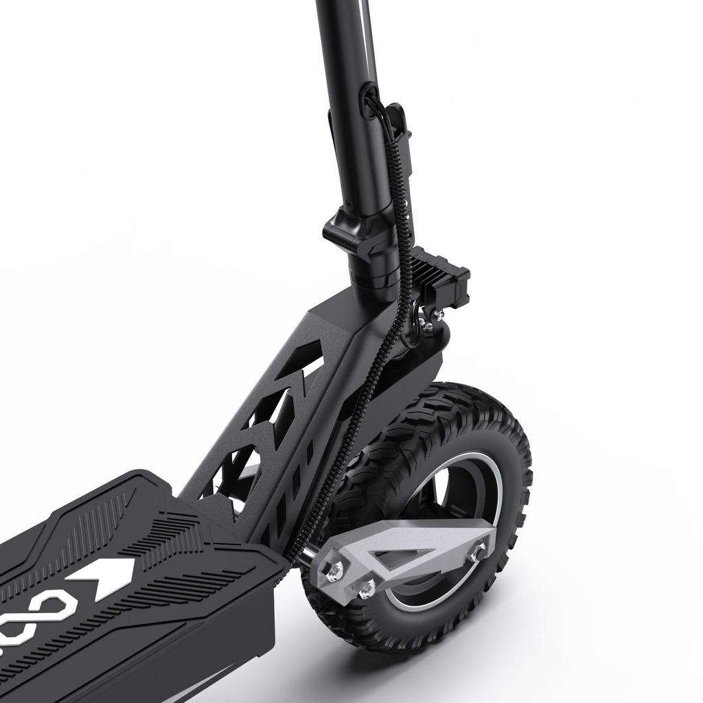 OOTD T10 Foldable Electric Scooter for Adults, 500W Motor, 35-45km Range, 11" Tires, 31kg Lightweight Commuter Scooter with Disc Brakes