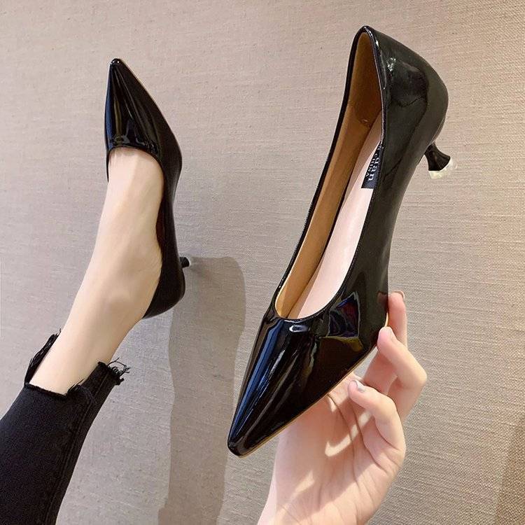 Женская летняя обувь, зеленые туфли для женщин 2024 года, офисные туфли Stilito с острым носком и средним каблуком, модные туфли A по акции, распродажа весны 39