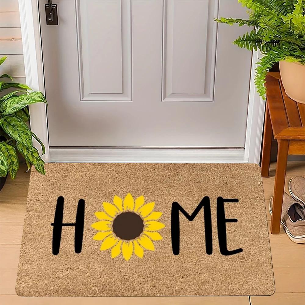 Abstract Art Bouquet Door Mat Creative Door Mat Props Home Door Decoration Front Door Welcome Mat Living Room Bedroom Carpet