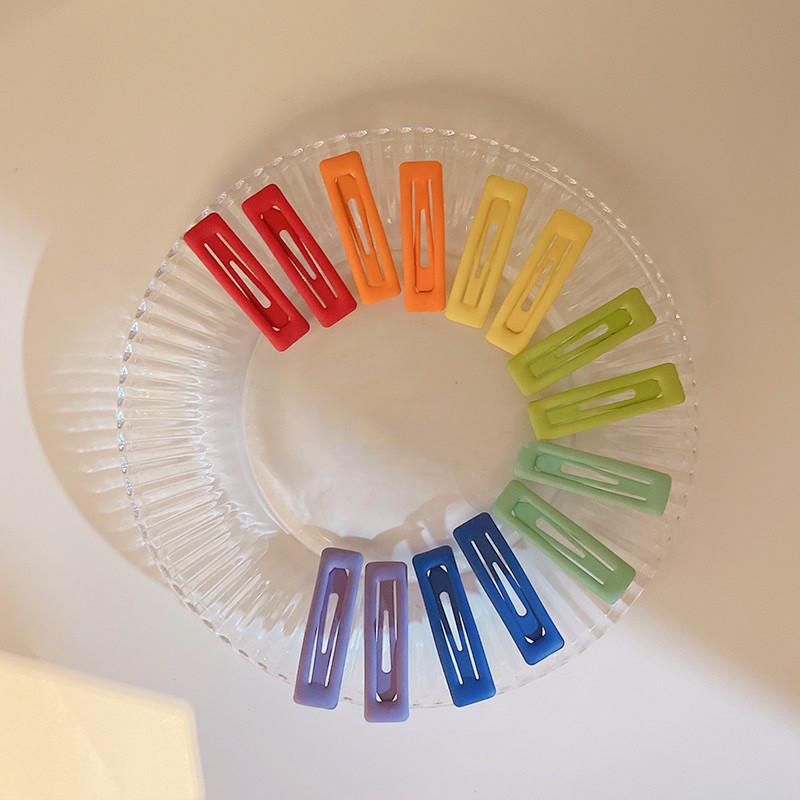 10 шт. новые корейские заколки для волос для девочек, цвет чая с молоком, заколки принцессы с челкой, боковой зажим, аксессуары для волос для маленьких девочек