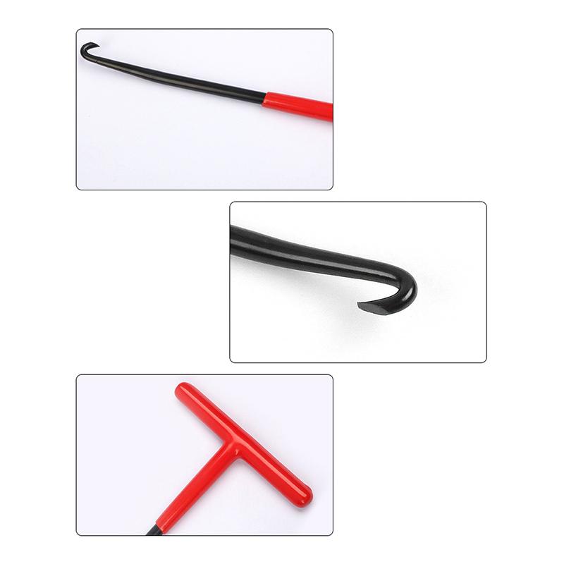 1 шт. Съемник пружин выхлопной системы Ремонтный инструмент для снятия пружин Мотоциклетный крюк для пружин выхлопной системы Т-образная рукоятка Установочные крюки