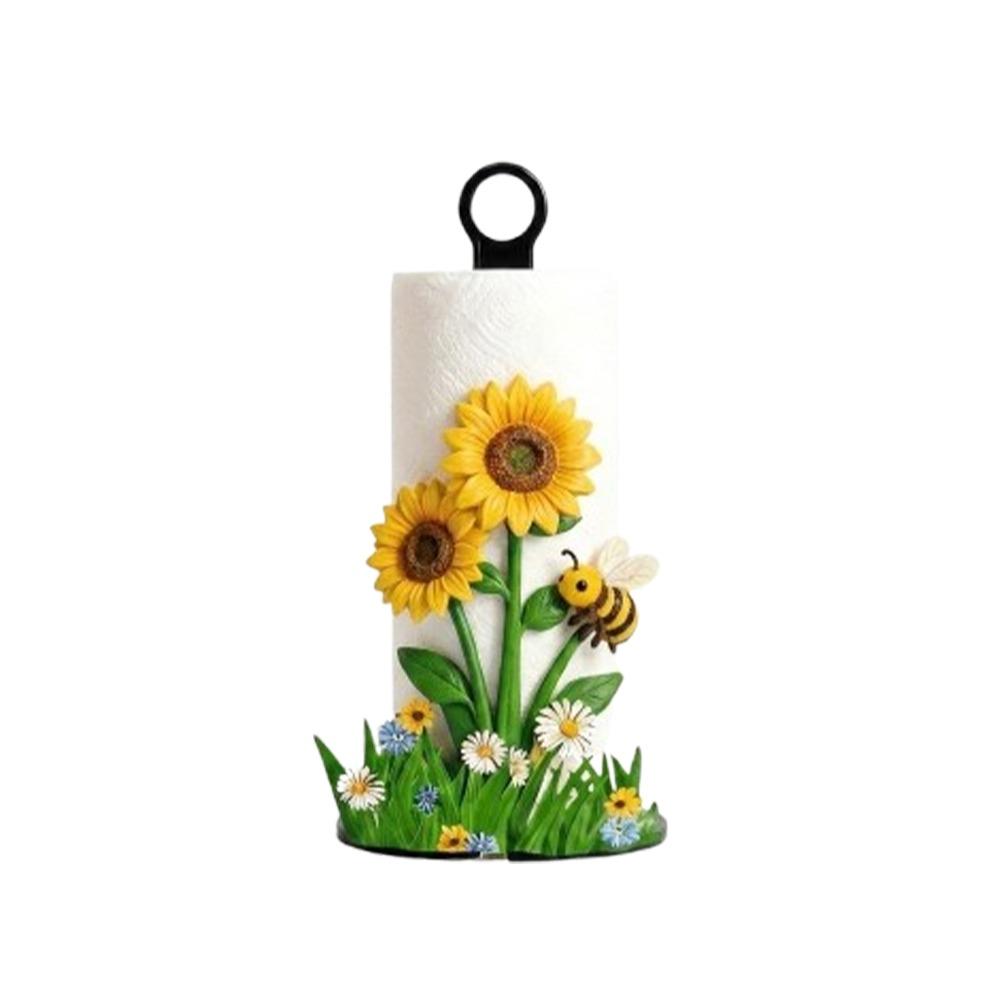 Animal Flower Pattern Floral Paper Towel Holder Cook Character Tissue Holder  Dining Room
