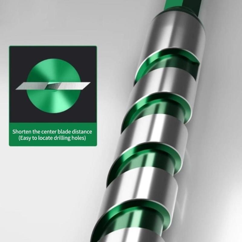 Multifunctional Hexagonal Shank Eccentric Drill Carbide Triangular Bit Steel Four-Edged Hole Opener