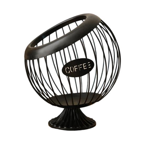 Держатель для чашки K для прилавка, металлическая корзина для хранения капсул для кофе, большой вместительный органайзер для чашек K для Keurig Nespresso Vertuo, органайзер для кофейной станции