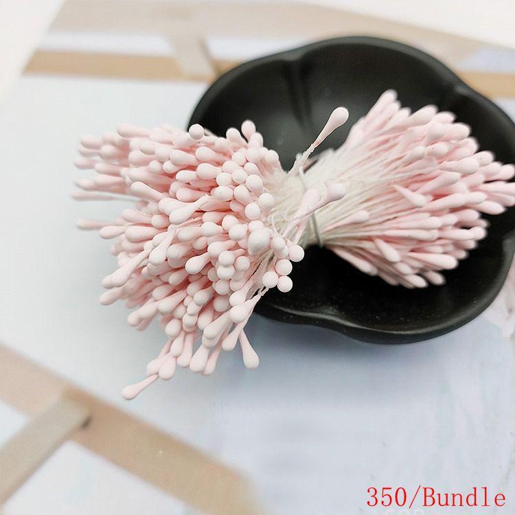 Multicolor 2mm 350Pcs Mini Flower Artificial Pearl Pistil Double Heads Hand-made Home Wedding Decoration Cake Decora DIY Needlew