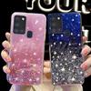 Glossy Glitter Bling Soft Case for Samsung Galaxy A21S A51 A71 A01 A11 A31 A41 A81 A91 M11 M31 A21 S A217 A515 A715 Transparent Clear Silicone Cover