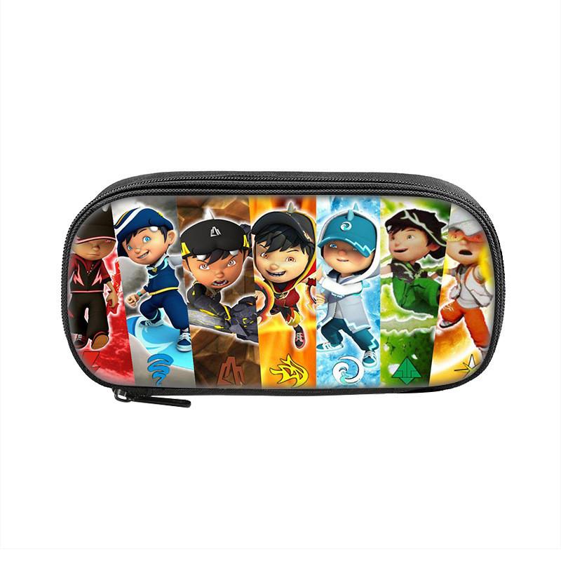 Пенал Boboiboy для детей, нейлоновая сумка для хранения с мультяшным дизайном