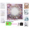 Diamond Painting Kits DIY Rhinestone Painting Flower Pattern Clock Home Wall Decor