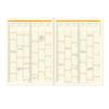 Rhodia Ежедневник формата А5, издание 2026 года, с месячным дневником A5 x с ПВХ Rhodia cf117385cv для блоков, "Месячный" (14.8 21см) Базовый" чехол, Оранжевый,
