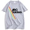 Men Clothing Hot Game ARC Raiders Rainbow Print T-shirt Cotton Short Sleeve Loose Male Tshirts Unisex Streetwear Graphic T Shirt