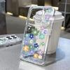 Shockproof Case for Xiaomi 14t 13t Poco X6 X5 F6 Pro Remdi Note 14 13 12 11 10 Pro Colorful Flower Pattern Soft Silicone Clear Anti-Fall Cover