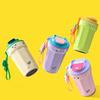Cartoon Insulation Cup 450ml Water Bottle Drinkware Coffee Mug Work