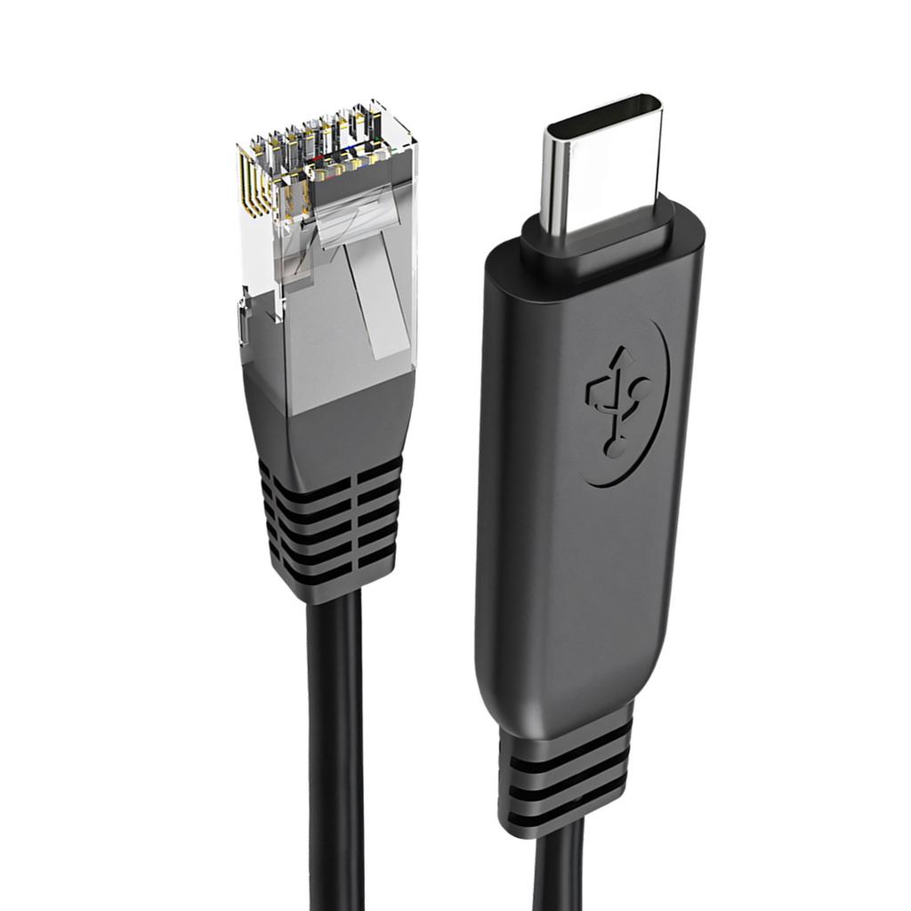 Высокоскоростной USB C к RJ45 Ethernet-кабель 1000 Мбит/с Для игр Стриминга Драйвер не требуется Компактный дизайн