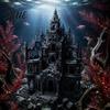 Замок-декорация для аквариума, Готический тайник, 3D-печатная пещера-укрытие для бетты, Аксессуары для аквариума, Декоративное укрытие-коралл, Маленькое