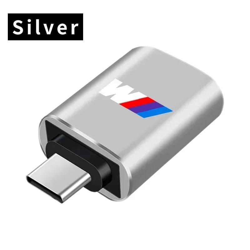 2025 For BMW Car Type-C To USB 3.0 Interface Mini Converter Charging Adapter For BMW E46 E90 E60 F30 F10 E39 E36 F20 G30 G20 E87