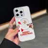 AC120 Merry Christmas Santa design Magsafe Transparent Cases для Samsung S23 S24 Ultra S21 FE iPhone 16 Pro Max XR Magnetic Wireless Charge Back Cover