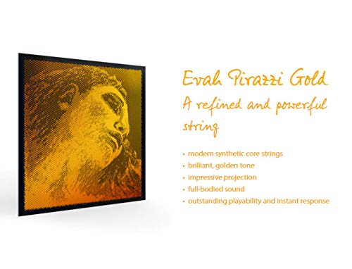 EVAH PIRAZZI GOLD Eva Pirazzi Gold Violin String Set string string loop (G серебро) (Конец Е)