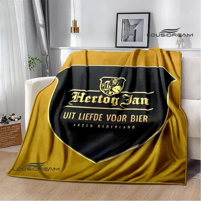 Пледы с логотипом Hertog Jan Теплый фланелевый плед Мягкий комфортный плед Домашние и дорожные пледы Постельные принадлежности Подарок на день рождения
