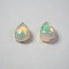 [New] K18 Pear Shape Opal Earrings [i11-7]