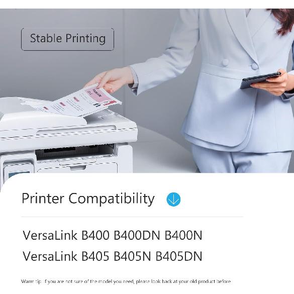 Картридж с черным тонером VersaLink B400/B405 (1-Pack) - Совместимый тонер-картридж 106R03580 Замена для Xerox VersaLink B400 B405 B400DN B400N