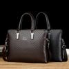 Men's Handbag Horizontal Business Briefcase Shoulder Messenger Bag
