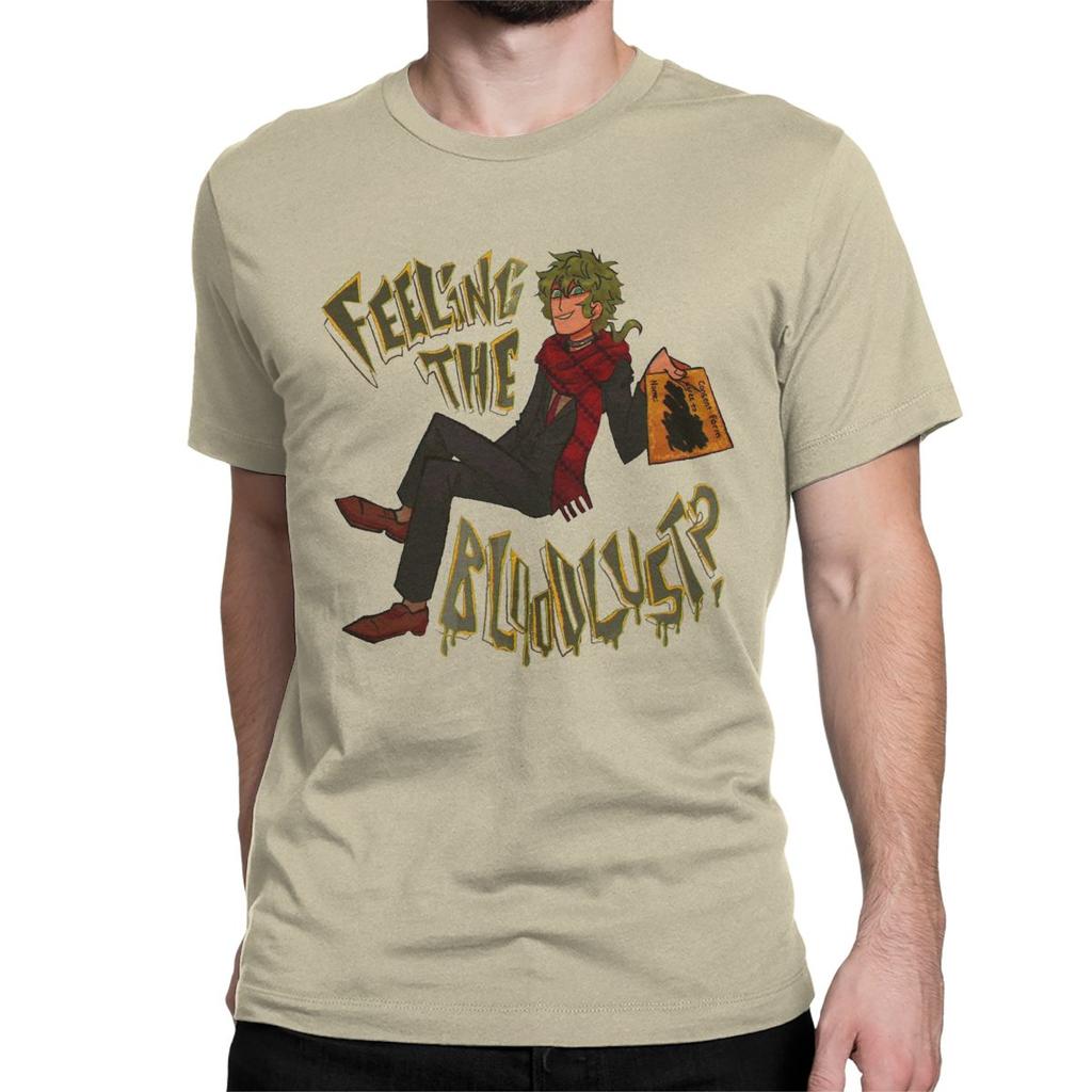 Футболка Midori Feeling The Bloodlust YTTD Футболки из чистого хлопка с коротким рукавом Your Turn To Die Аниме Игра Футболка Одежда с принтом