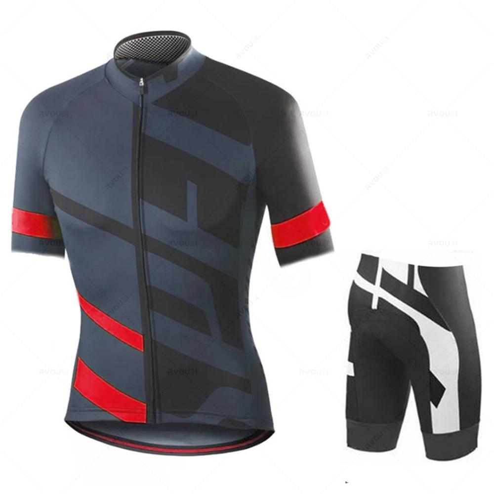 Дышащий Быстросохнущий 2024 Комплект Велоджерси Летняя Одежда Одежда для MTB Велосипеда Униформа Майо Ropa Ciclismo Мужской Велокостюм