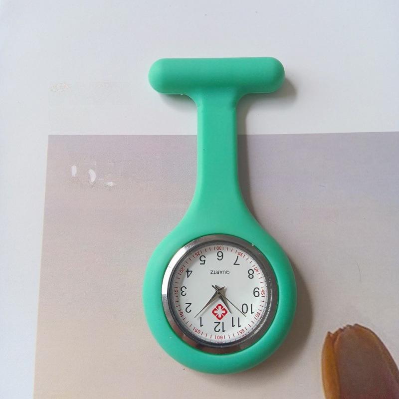 Силиконовые часы для медсестры с зажимом, медицинские карманные часы для студентов, женщин и мужчин, идеально подходят для униформы, больниц и клиник